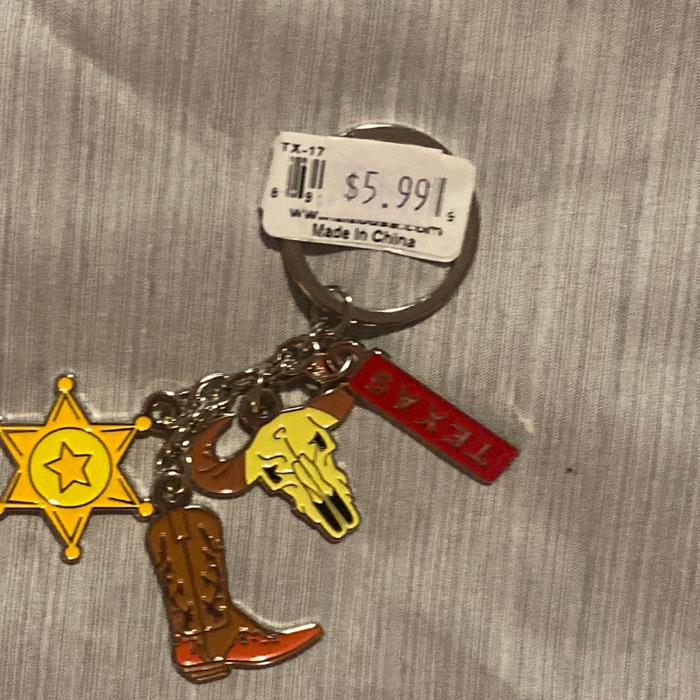 Brand New
Dallas Texas Multi Color Keychain